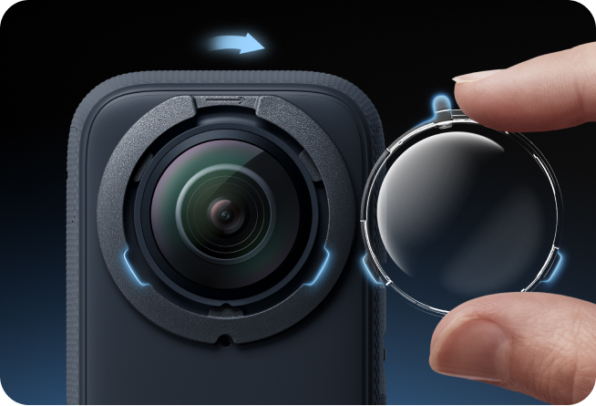Fotoleey Schutzfolien-Set Für Insta360 One X3 – 2x Gehärtete Glasfolie + Objektivabdeckung Aus Silikon + Reinigungsset