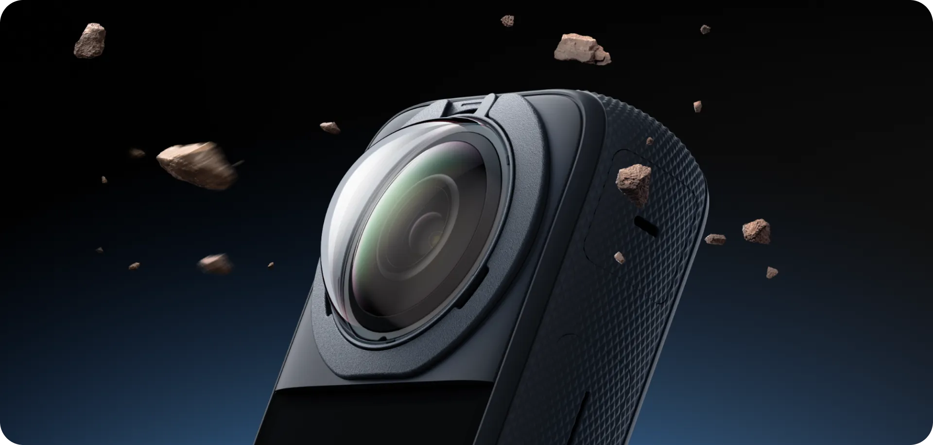 Hartowane szkło 10H w osłonach Insta360 Premium Lens Guards