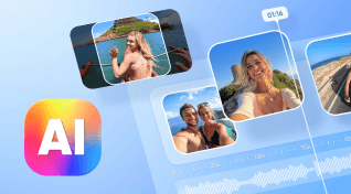 Partagez des clips incroyables en quelques secondes avec l'application Insta360 ! Une multitude d'effets d'IA pour des montages viraux.