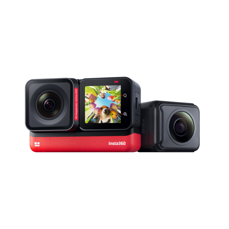  Insta360 GO 3 64GB - Kit de acción para vlogging cámara para  creadores, vloggers, mini cámara de acción con pantalla táctil abatible,  luz y portátil, manos libres POV, montaje en cualquier