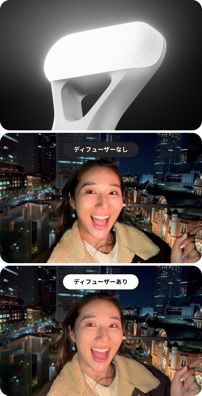 Flow 2 Pro スポットライトを購入 - Vlog撮影用スマートフォンライト