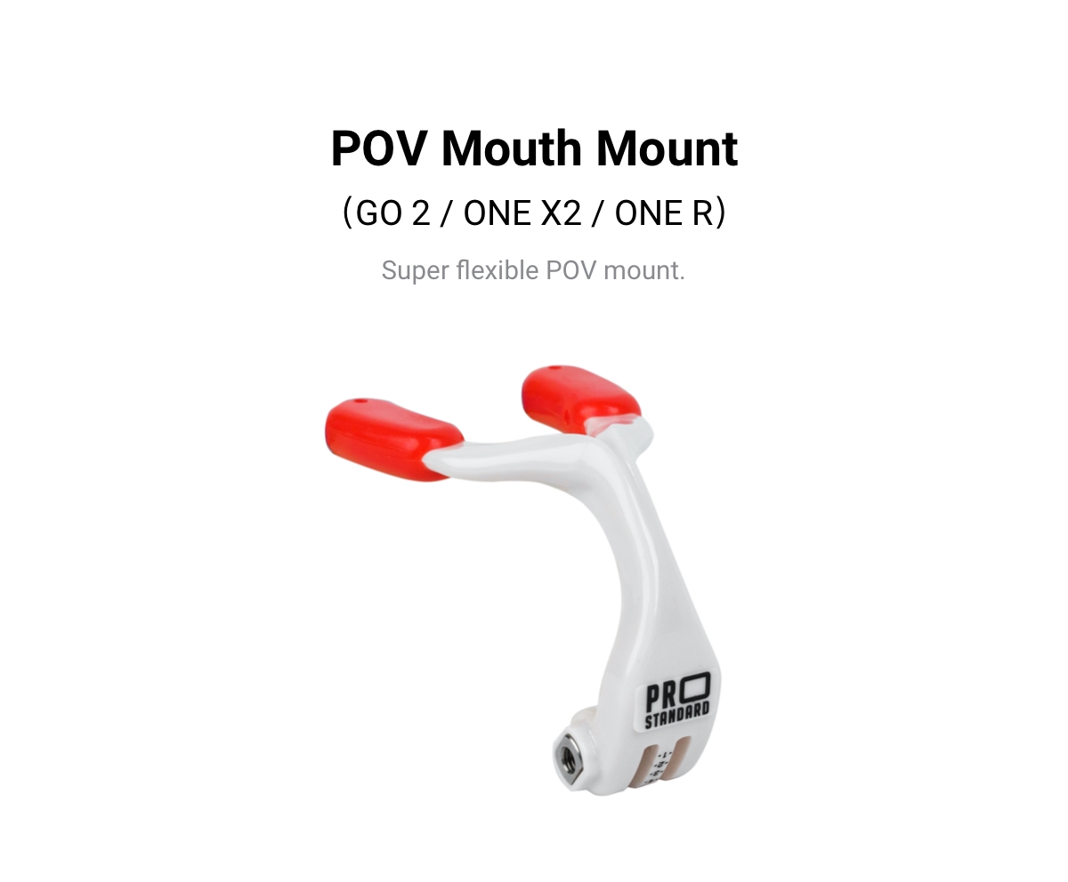 Insta360 POV Mouth Mount for Insta360 ONE X2/ ONE R/ GO 2