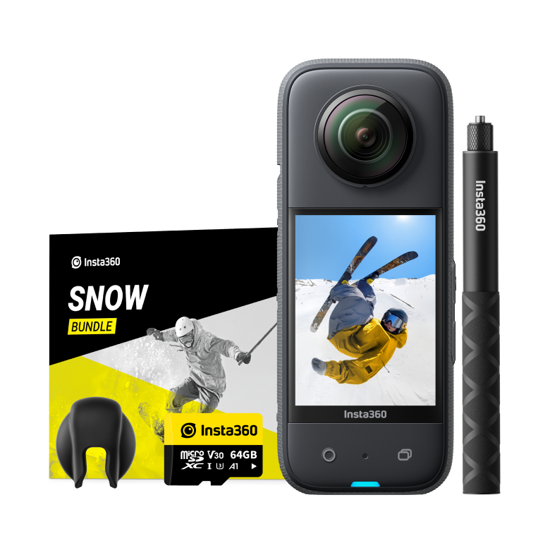 Insta360 X3-スキー撮影キット｜360度カメラ アクションカメラ 2インチ