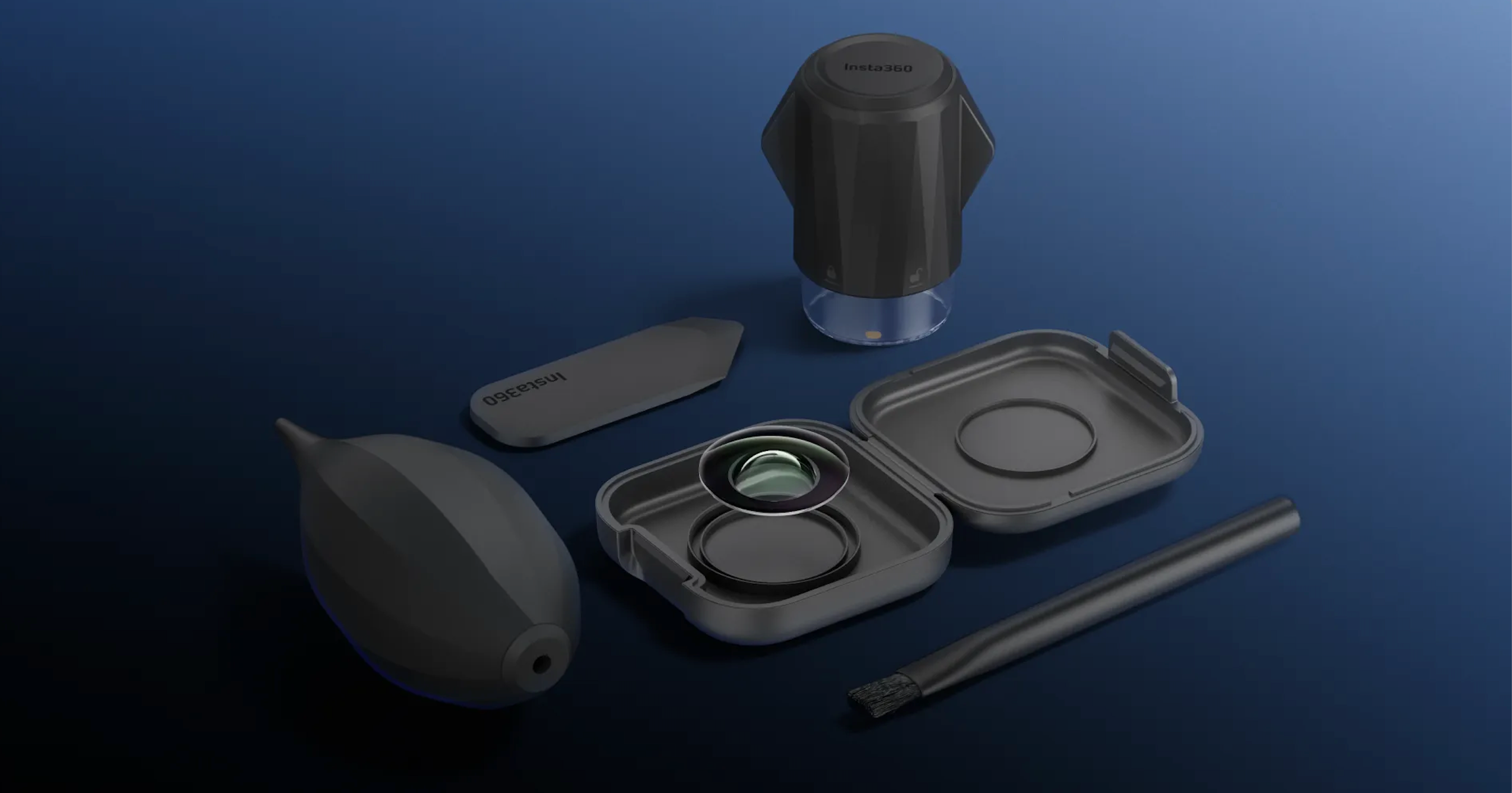 Insta360 X5 replacement lens kit with swappable outer lens