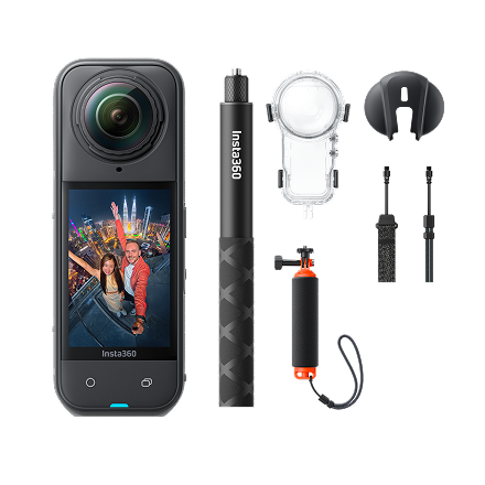Lampe LED étanche Portable Pour Insta360 X5 - Compacte (6x4.5x2.5cm), Pour Plongée Et Photo/vidéo En Faible Lumière