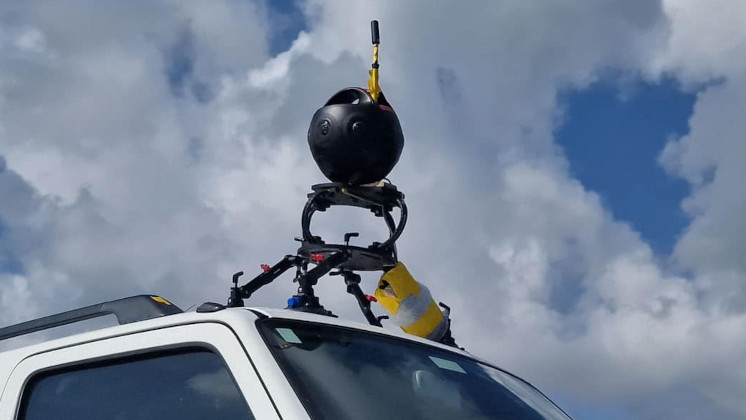 Insta360 Titan custom by World Travel 360 for the mapping project 