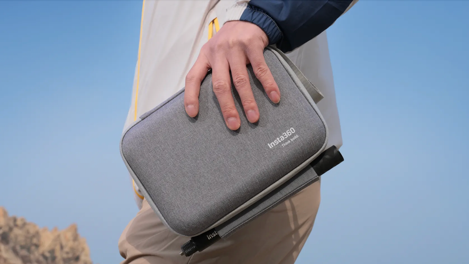 Insta360 X5 carry case for outdoor use