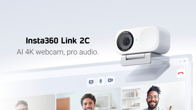 best webcam for video conferencing - Insta360 Link 2C