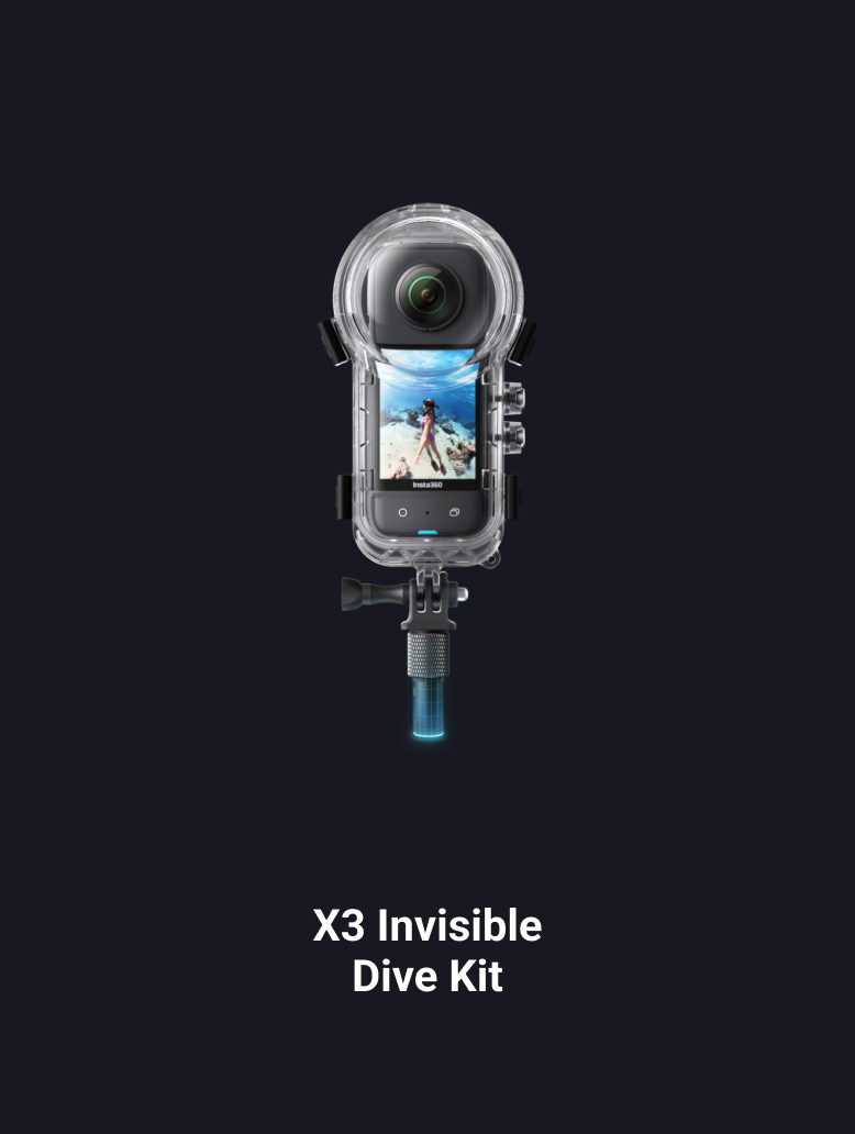 Insta360 X3 Invisible Dive Case EN
