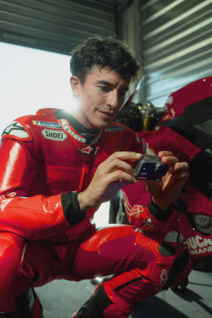Marc Márquez with Insta360 Ace Pro 2 MM93 Edition