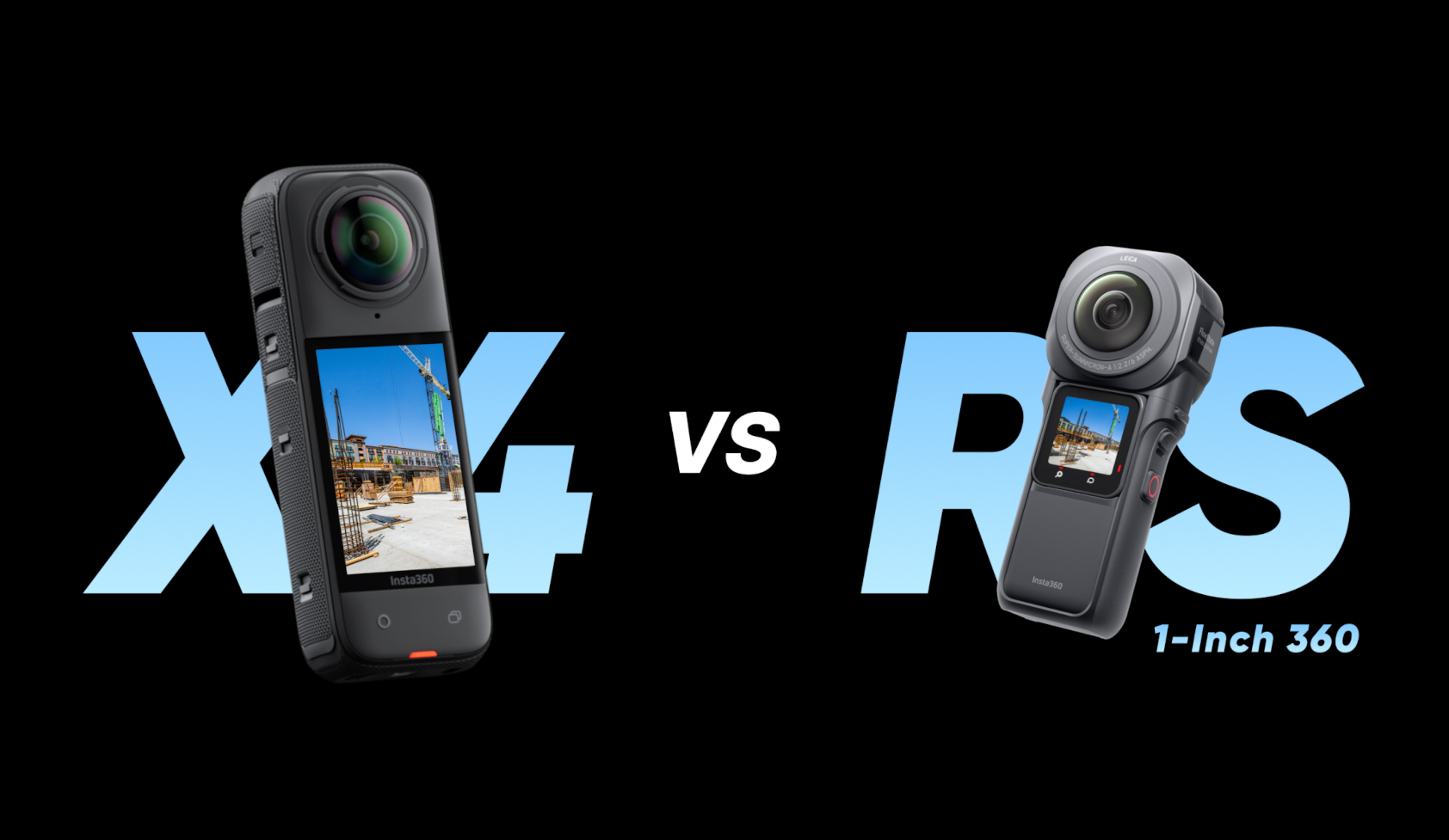 Insta360 X4 vs. ONE RS 1-Inch 360: Size Doesn't Matter—Power Does