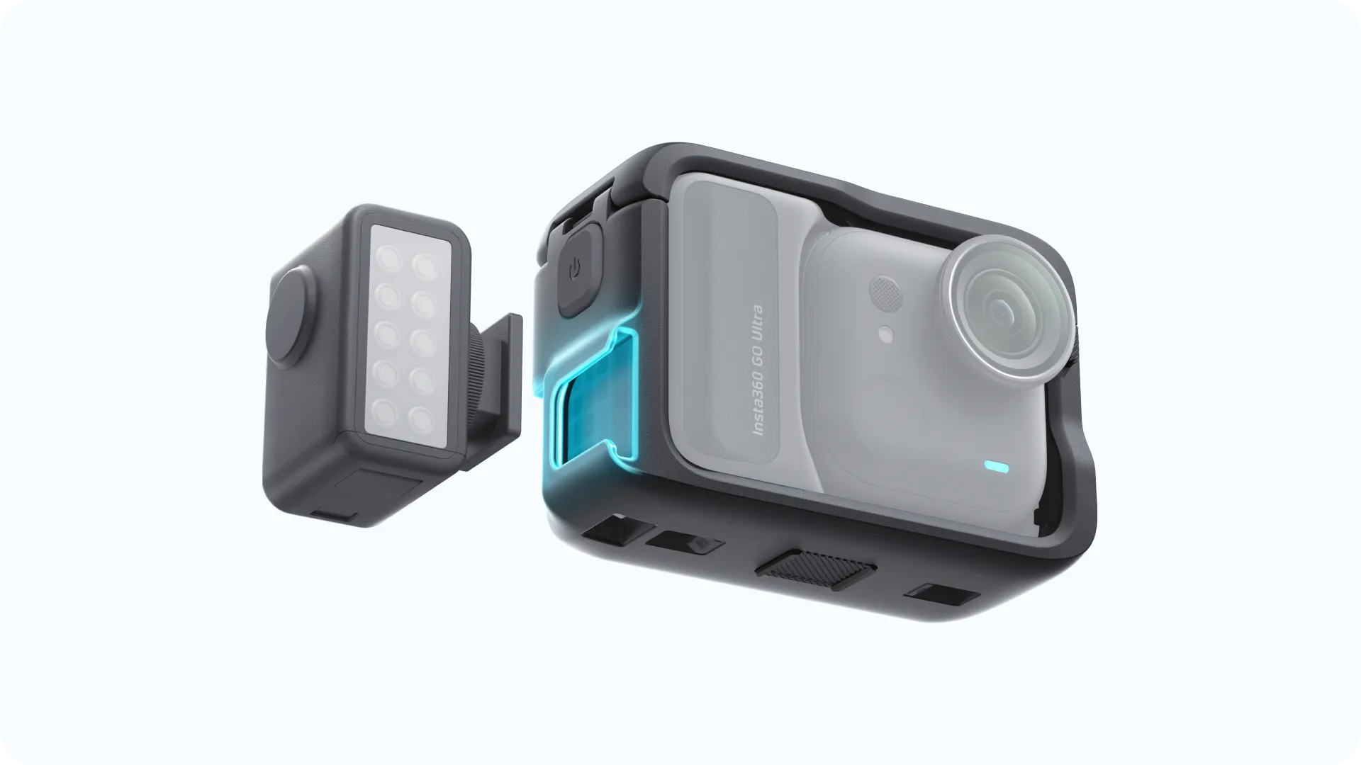 מסגרת לחיבור אביזרים למצלמת&nbsp;Go Ultra Utility frame&nbsp;מבית Insta360