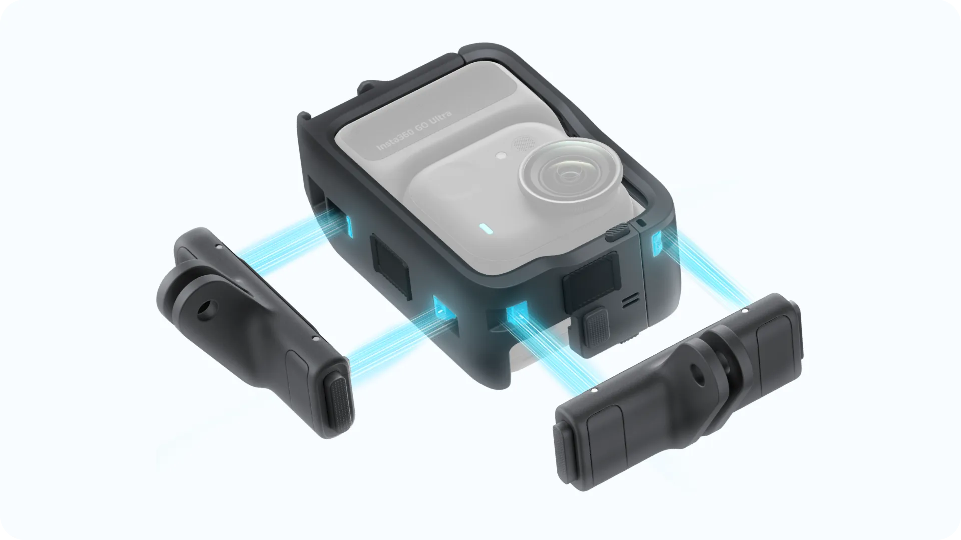 מסגרת לחיבור אביזרים למצלמת&nbsp;Go Ultra Utility frame&nbsp;מבית Insta360