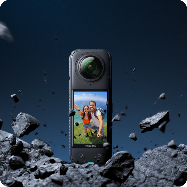 Protezione Vetro Temperato Per Obiettivo Insta360 One X2 - Antigraffio