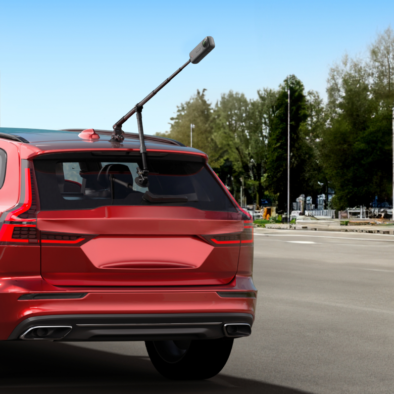 Car Mount Camera for Insta360, 3in1 Suction Cups Mount with 118cm Invisible Selfie Stick for Insta360 X3 X2 X ONE, Gopro,360° Rotation Car Holder for Panoramic 360 Camera Suction Cup Car Mount Kit for Insta360 X4, X3