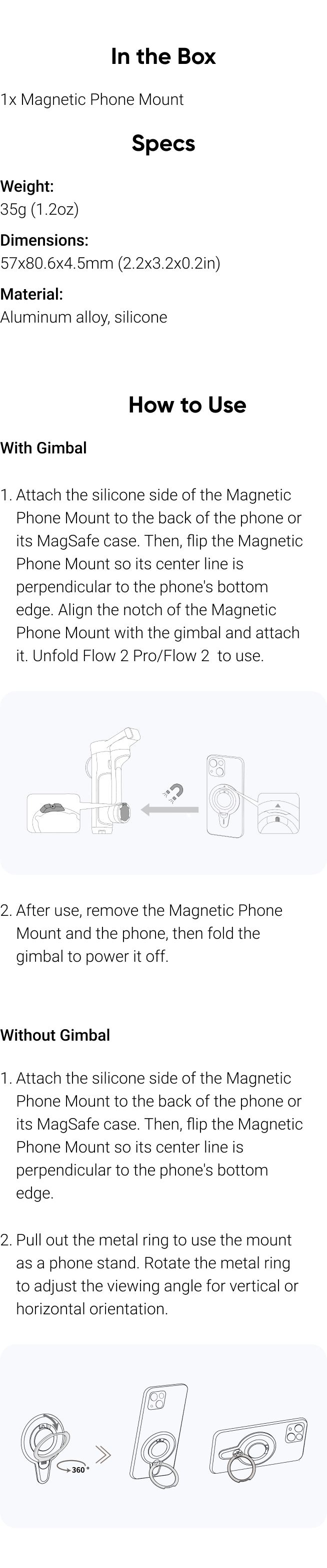 Buy Flow 2 Pro Magnetic Phone Mount - Insta360 Store