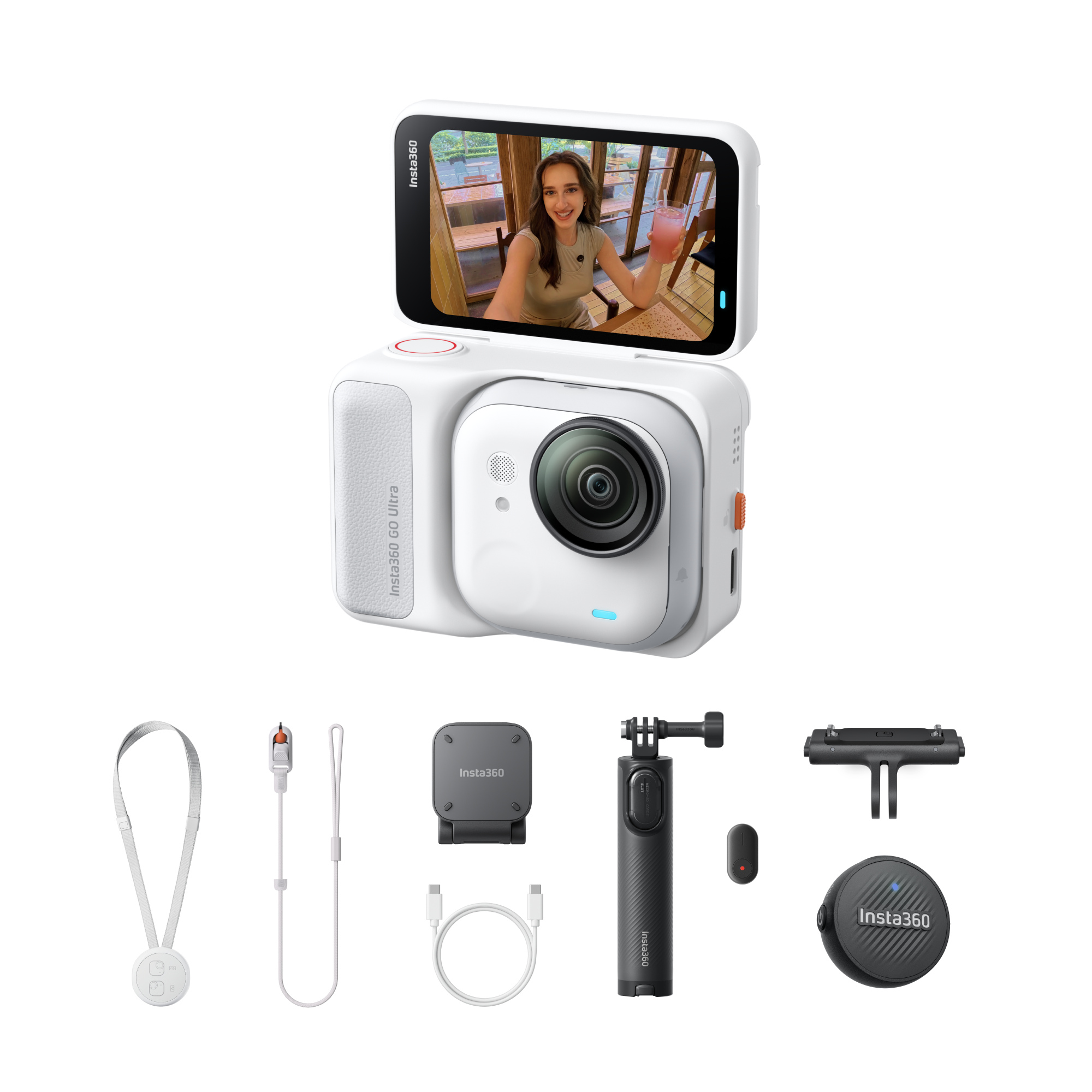Insta360 GO Ultra Pack Vlogger|| Bianco Artico