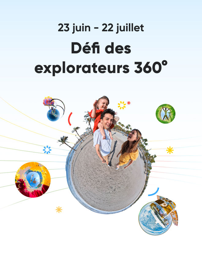 Défi des explorateurs 360º