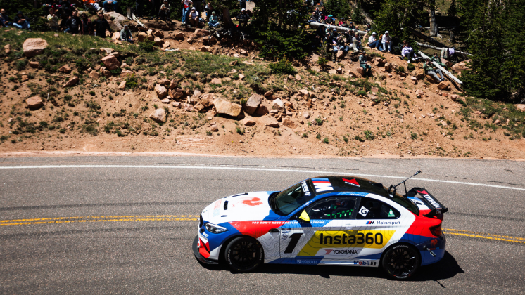 Lance Fenderson racing up Pikes Peak.