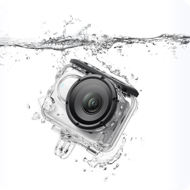 Custodia Subacquea Impermeabile Per Insta360 GO 3 – Fino A 60mt Con Vetro Temperato