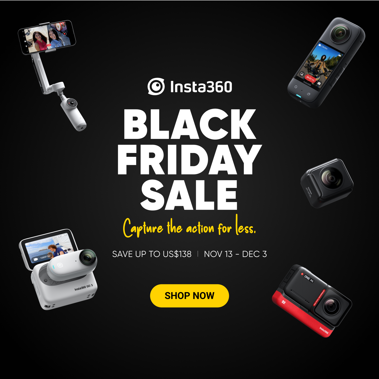Insta360 Black Friday Sale
