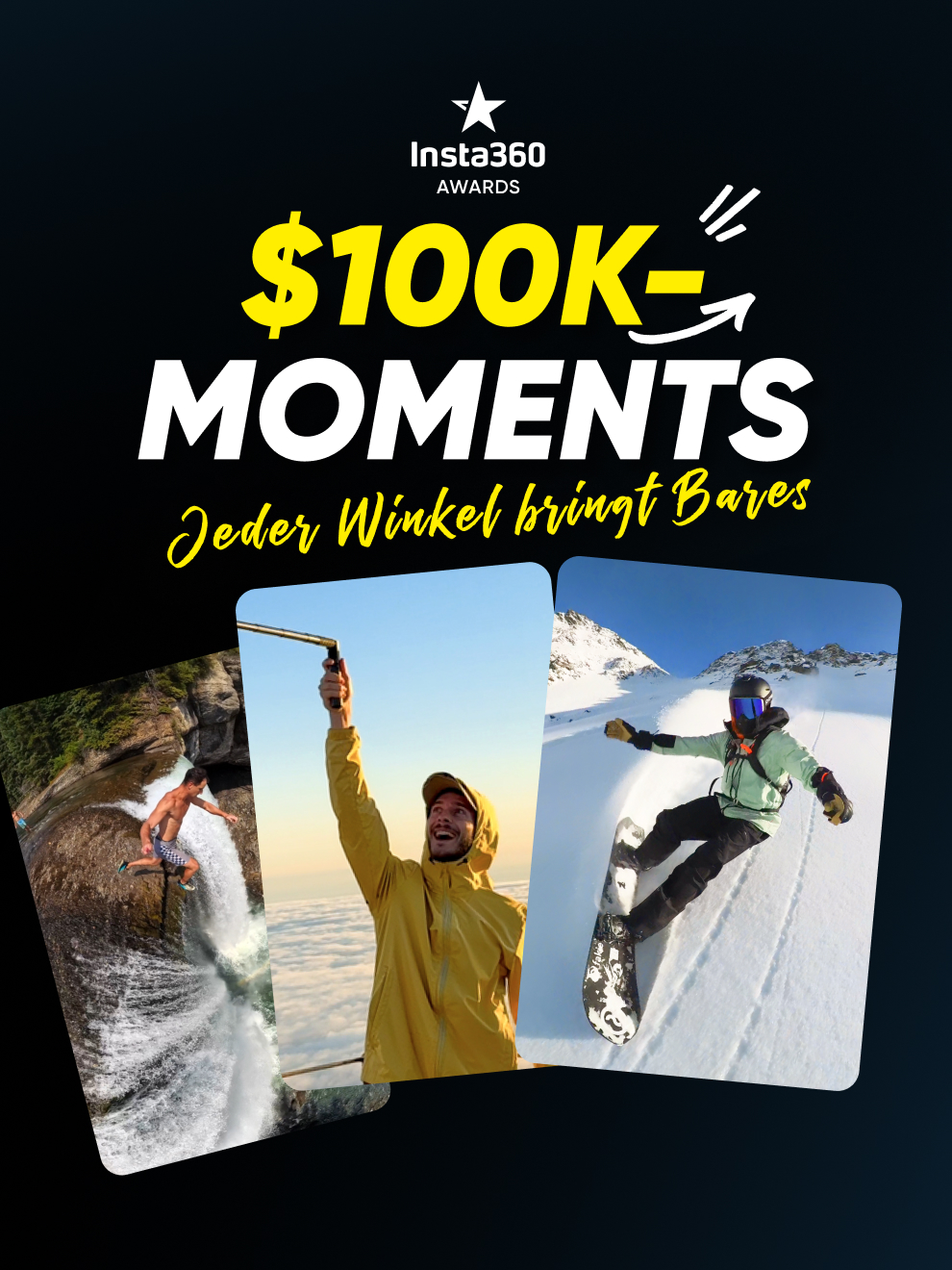 $100K MOMENTS - Deine Chance auf 10.000 USD ist hier