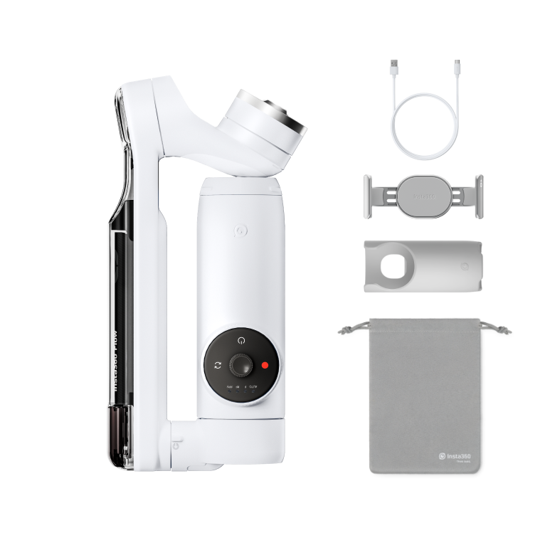  Insta360 Flow Gimbal Stabilizer for Smartphone, Creator Kit -  AI-Powered Gimbal, 3-Axis Stabilization, Built-in Tripod, Portable &  Foldable, Auto Tracking Phone Stabilizer, Stone Gray : Cell Phones &  Accessories