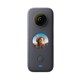 insta360 ONE X2 Câmera de ação à prova d'água 360 graus, 5,7K 360,  estabilização, tela sensível ao toque, edição de IA, transmissão ao vivo,  webcam, controle de voz