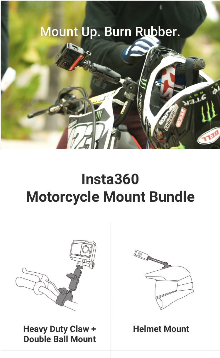 Capturez l'aventure avec la Caméra Insta360 moto !