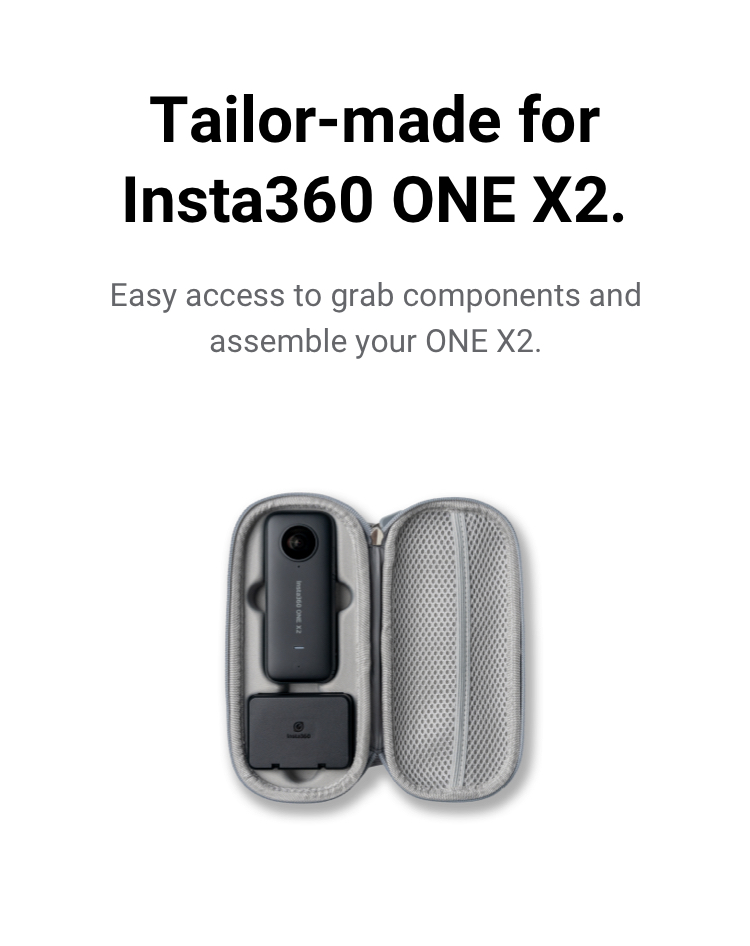 insta 360 one x2 carry case