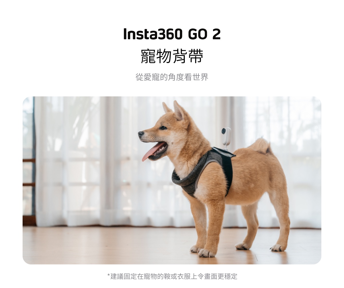 insta360 go 2 pet strap mount