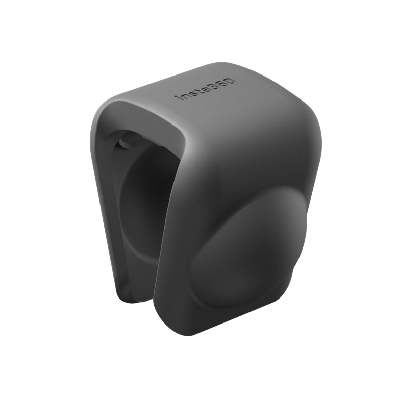 Étui de protection en silicone avec capuchon de lentille Coque anti-rayures  pour Insta360 One Rs Portable Détachable Side Hole Design