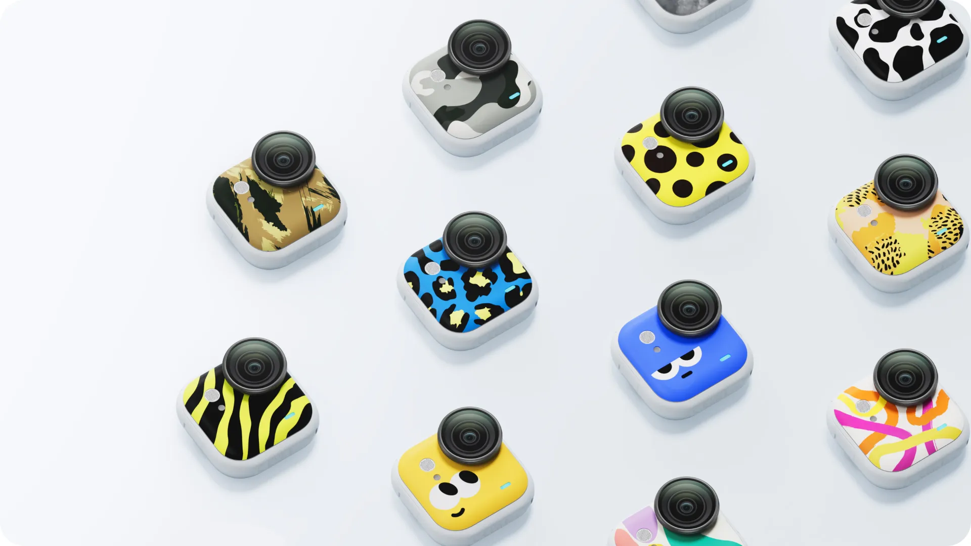 סקינים לעיצוב עבור מצלמת אקסטרים Go Ultra Custom Skin מבית Insta360