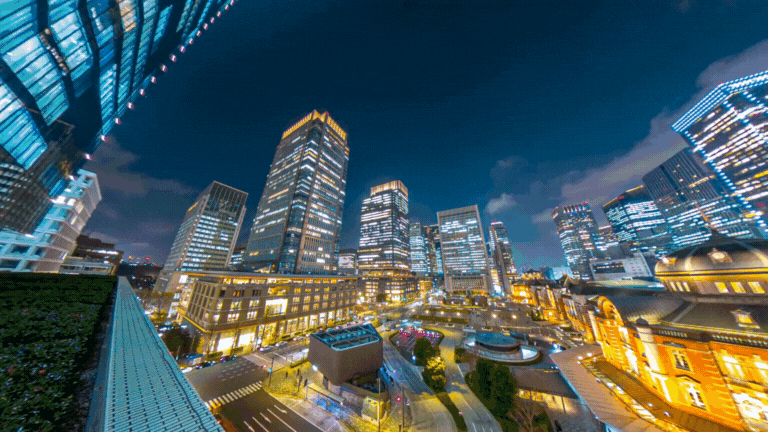 Night timelapse on Insta360 X5.