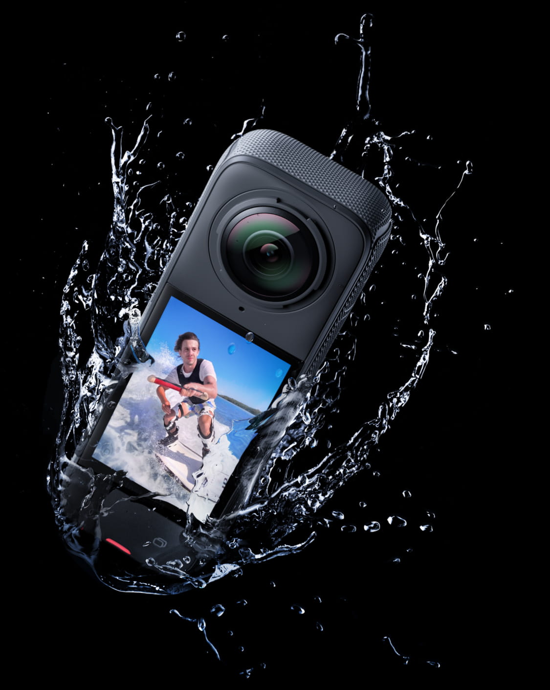 A natural 
in the water