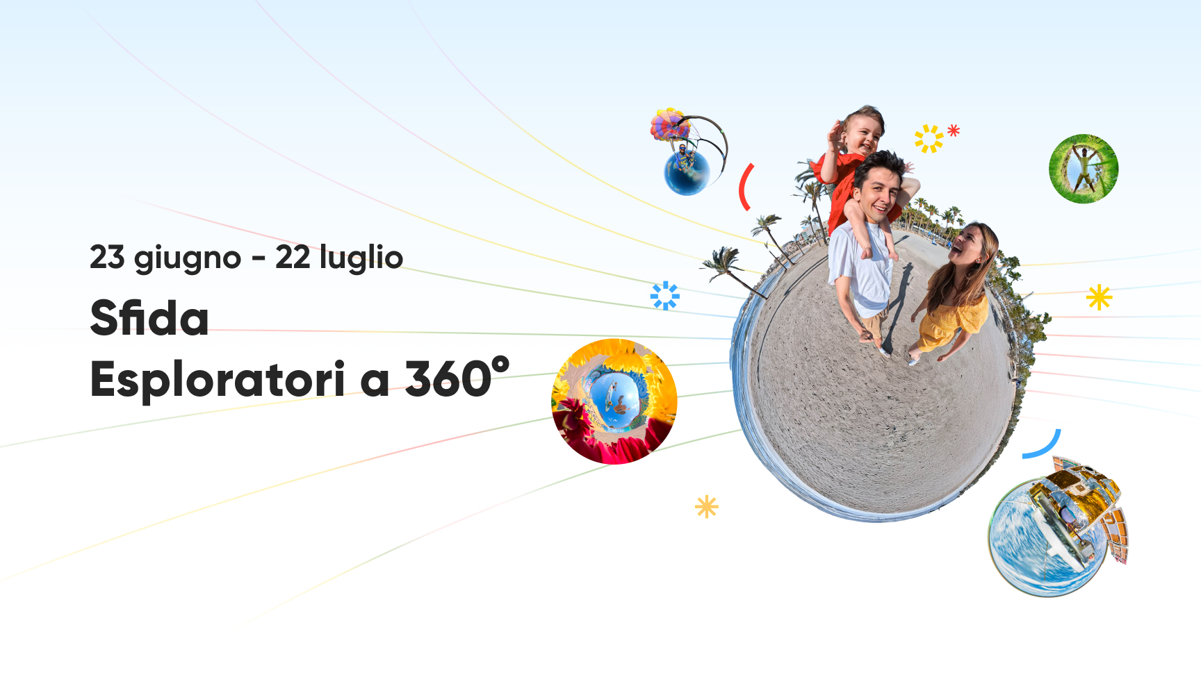 Sfida esploratori a 360°