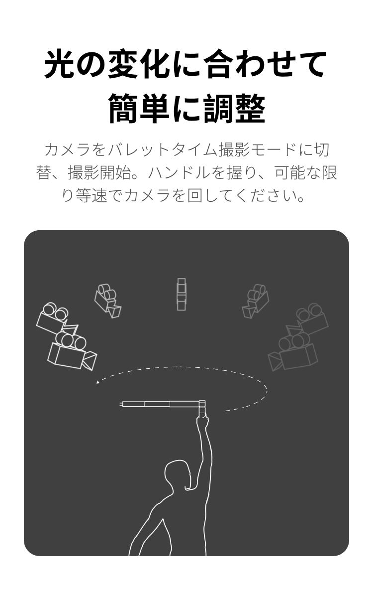バレットタイムハンドルを購入 - バレットタイムカメラ
