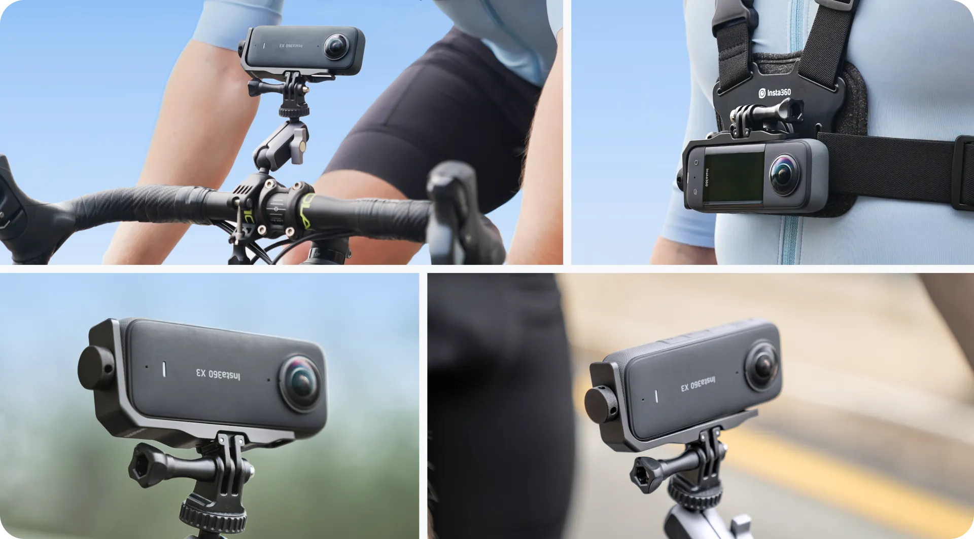 X3 Horizontal Action Mount - Accessories - Insta360 Store