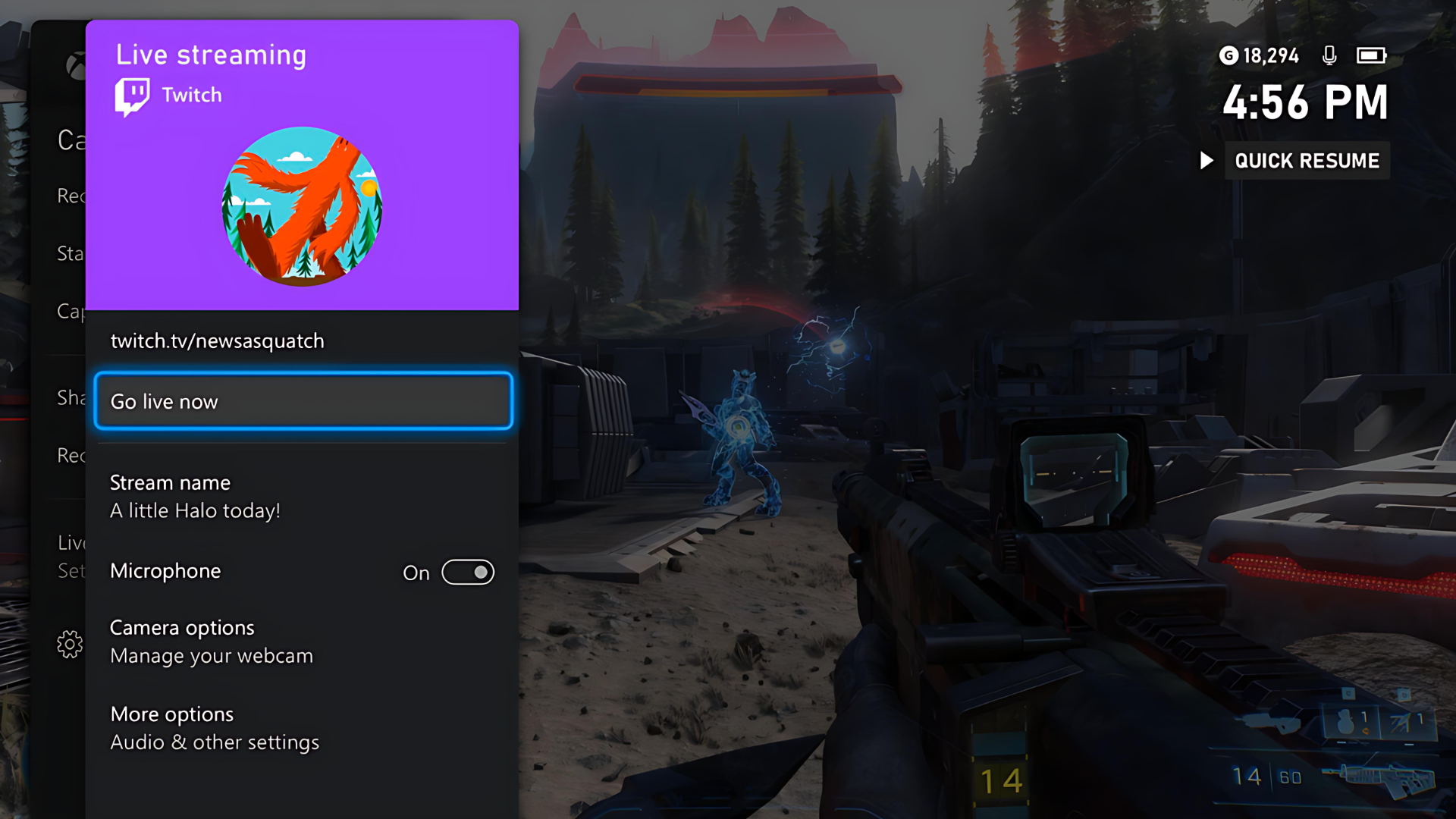 stream on twitch from xbox
