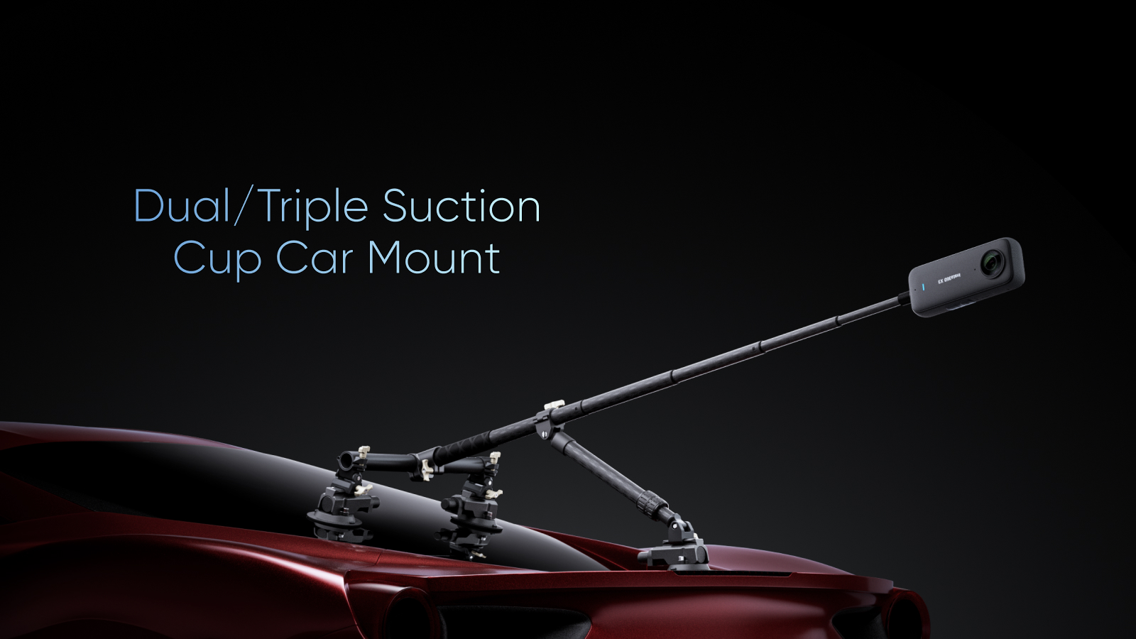 Insta360 Triple Suction Cup Car Mount