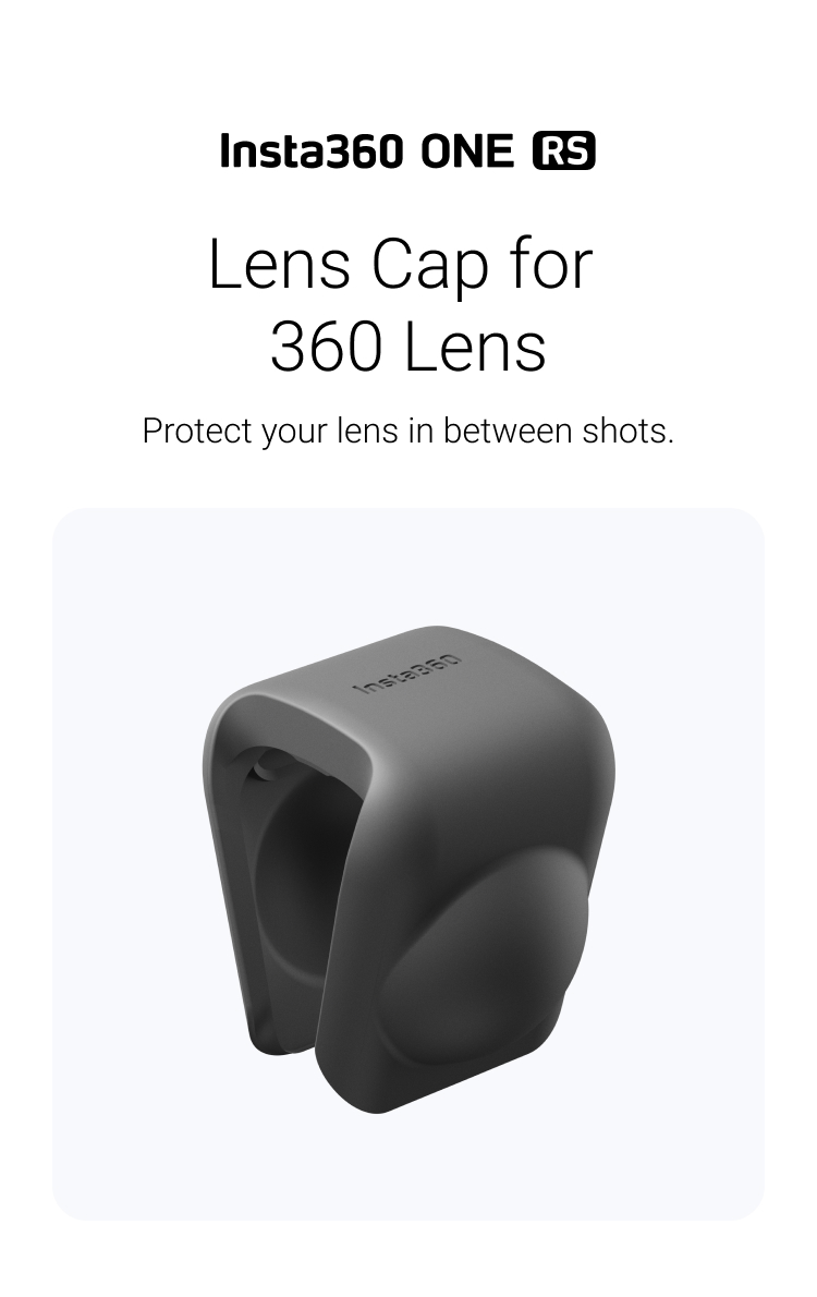ONE RS Lens Cap for 360 Lens - Insta360 ONE RS Lens Cap for 360 Lens - Insta360