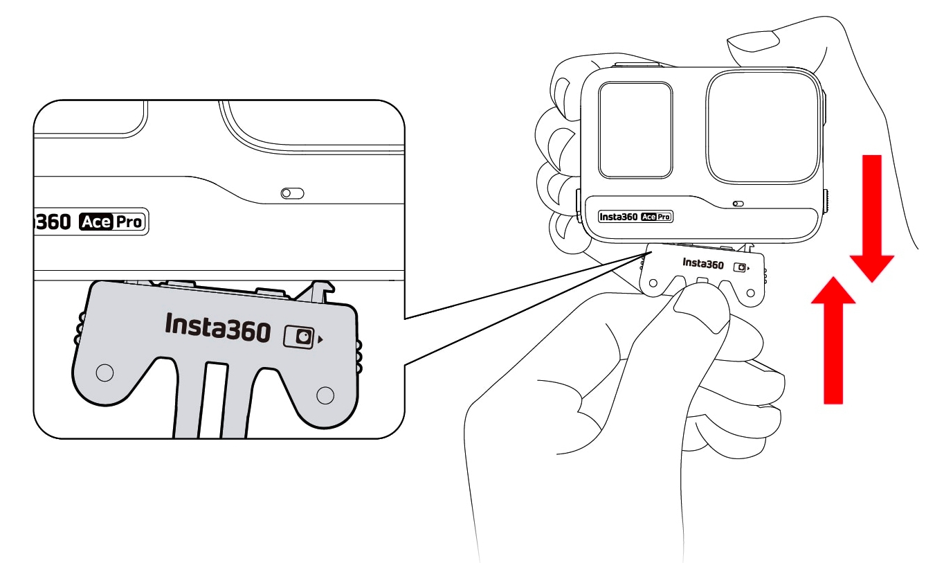 Insta360 Magnetic 2-Prong Mount Adapter for ACE and ACE CINSAAXS