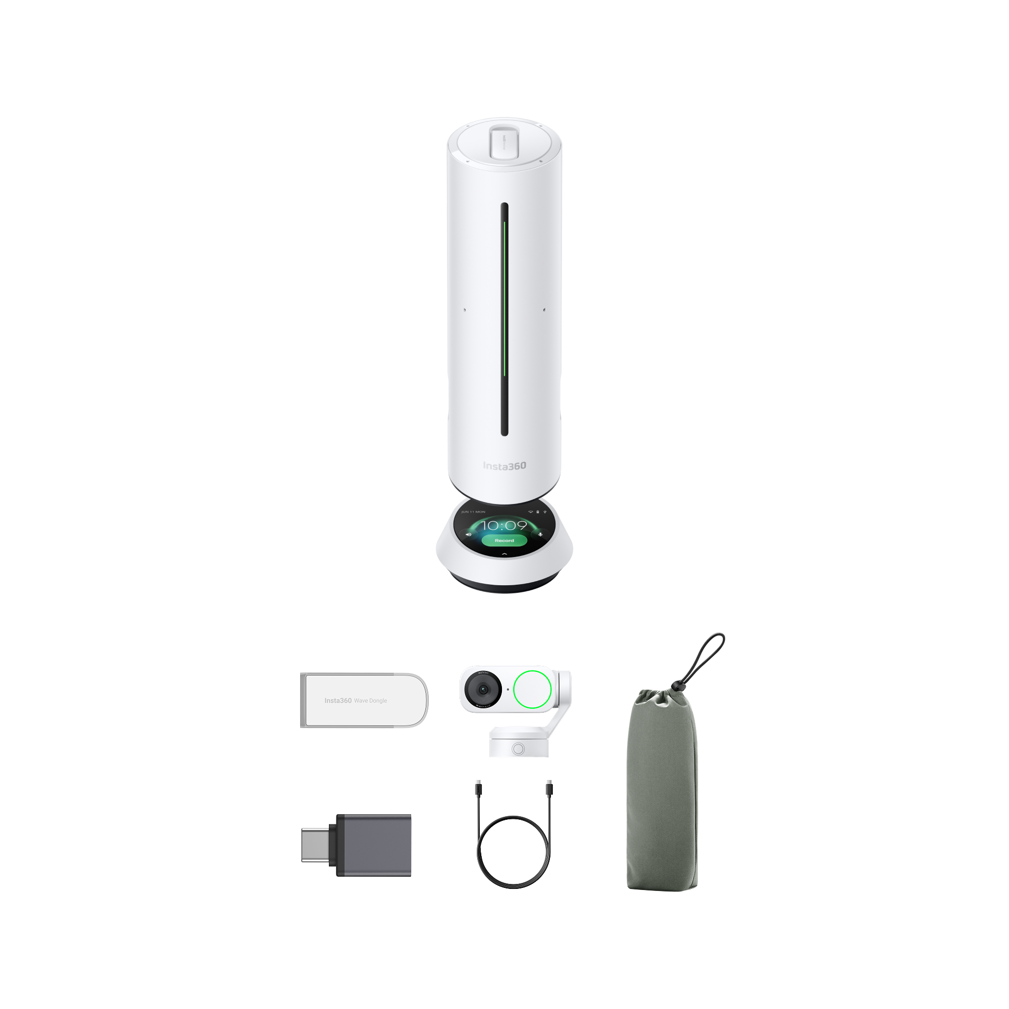 Insta360 Wave Bianco artico || Insta360 Pack WaveLink