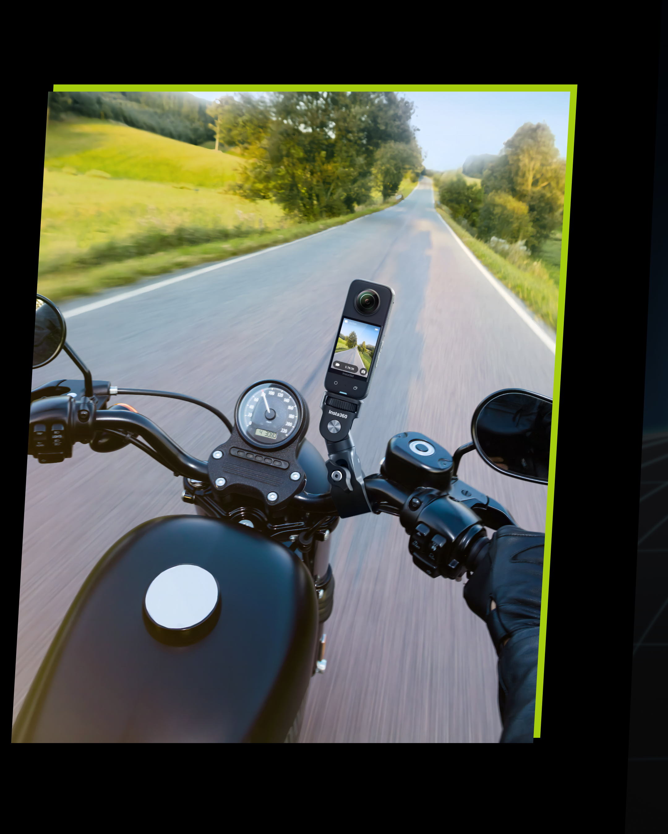 New Insta360 Motorcycle Bundle - Heavy Duty Clamp Mount