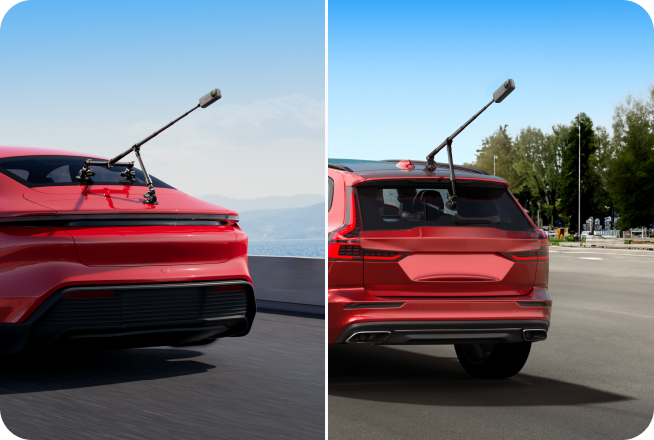 Car Mount Camera for Insta360, 3in1 Suction Cups Mount with 118cm Invisible Selfie Stick for Insta360 X3 X2 X ONE, Gopro,360° Rotation Car Holder for Panoramic 360 Camera Suction Cup Car Mount Kit for Insta360 X4, X3