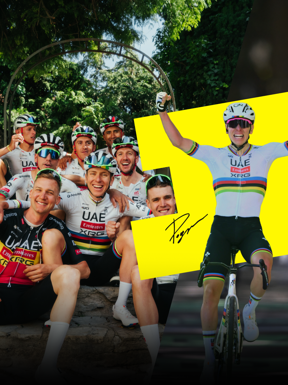 Insta360 x UAE Team: GO-Tour mit Pogačar