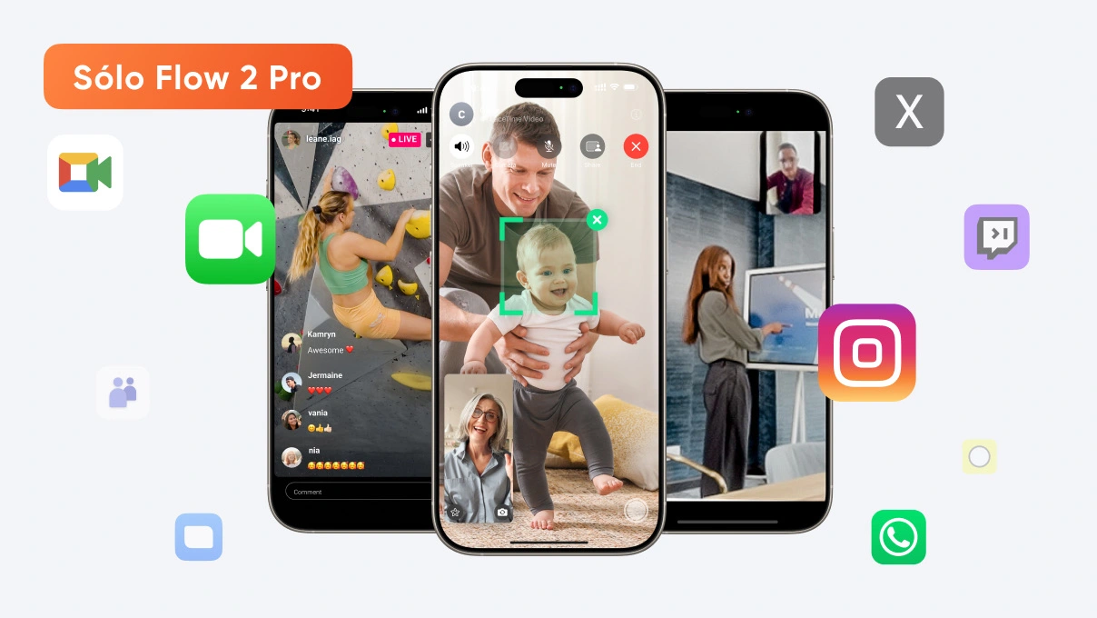 El único gimbal<sup>1</sup> con Apple DockKit