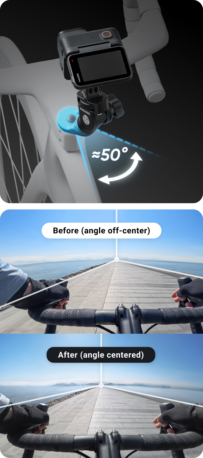 RemixAst Bike Vorbau Halterung Für Action-Kameras - Inkl. Montagezubehör