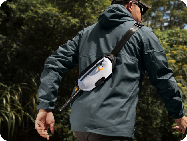 Fotoleey Custodia Rigida Per Insta360 GO 3 – Borza Organizer Con Tracolla, Nero, Antiurto
