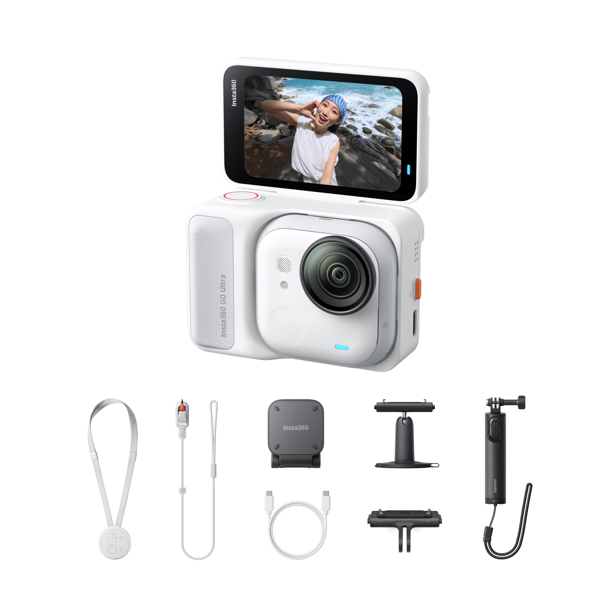 Insta360 GO Ultra Pack Creator|| Bianco Artico